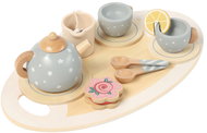 Kruzzel 26394 Wooden tea set, 13 pieces - Toy Kitchen Utensils