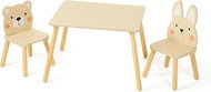 Derrson W5320 Children's table with 2 chairs, beige - Kids' Table