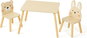 Kids' Table Derrson W5320 Children's table with 2 chairs, beige - Dětský stůl