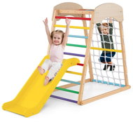 Costway Montessori indoor playground with slide, multicoloured - Children's Playset