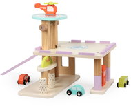 Aga4Kids Wooden garage with petrol station - Toy Garage