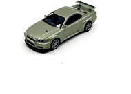 Mini GT Nissan SKYLINE GT-R (R34) V- SPEC II NÜR - blister, gold, 1:64 - Metal Model