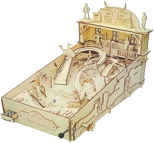 ACTIVE Wooden mechanical 3D puzzle - Pinball - Building Set - Main image