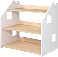 BusyKids Montessori Regál Bílý - Organizér na hračky