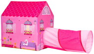 iPlay 8326 Play tent playhouse with climbing tunnel, pink - Tent for Children