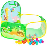 iPlay 8114B50 Dry pool with throwing basket, 50 balls - Ball Pit