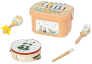 eliNeli Sada dětských hudebních nástrojů v boxu - pastel - Hudební hračka