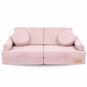 Children's sofa Flumi Modular foam sofa, pink corduroy - Dětská pohovka