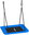 Rectangular swing Swingo 110 × 70 cm, blue