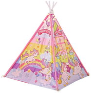 LEAN Toys 10514 Children's tent with light effects and unicorns, pink - Tent for Children