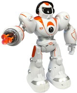LEAN Toys 4261 Interactive RC robot with projectiles, orange - Robot