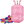 799001 Helium bottle 0,20 m3, 30 balloons and 40 m of ribbon, pink