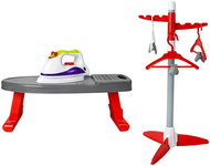 LEAN Toys 6862 Children's battery iron, ironing board and stand with straps - Children's Appliances