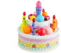 Toy Kitchen Food LEAN Toys 3590 Birthday cake with candles and ice cream - Jídlo do dětské kuchyňky