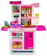 LEAN Toys 7525 Children's kitchen with water and sounds, pink - Play Kitchen