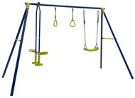Costway Garden metal frame 3in1, blue-green - Swing
