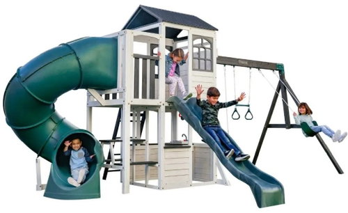 KidKraft Playground Wrangler with slide - Children's Playset - Main image