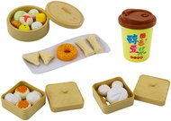 LEAN Toys 18137 Breakfast set with vegetables and dishes, 38 pieces - Toy Kitchen Food