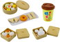 Toy Kitchen Food LEAN Toys 18137 Breakfast set with vegetables and dishes, 38 pieces - Jídlo do dětské kuchyňky
