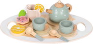 ECOTOYS TL643007 Wooden tea set 14 pcs - Toy Kitchen Utensils