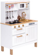 ECOTOYS 7275 Wooden kitchen with sounds, LED + accessories - Play Kitchen
