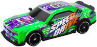 LEAN Toys 23072 RC drift car with illuminated body, green - Remote Control Car