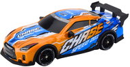 LEAN Toys 23070 RC drift car, backlit body, orange - Remote Control Car