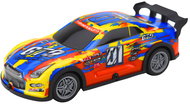 LEAN Toys 23057 RC racing car 27 MHz, luminous body, blue-yellow - Remote Control Car
