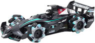 LEAN Toys 22679 Závodní auto RC s efektem dýmu 2.4G, černé - RC auto