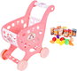 Toy Shopping Cart MultiStore 978-2 Shopping trolley with accessories, 18 pcs, pink - Dětský nákupní košík