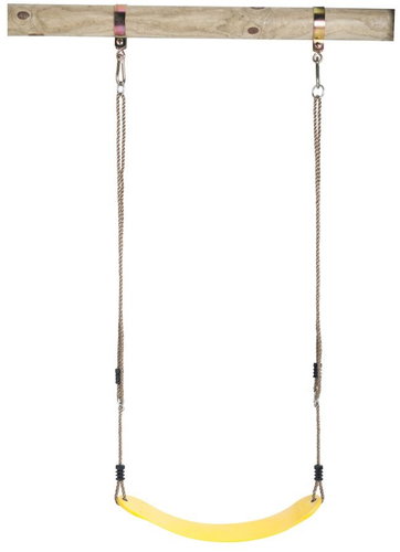 SwingKing Flexible Hanging Swing Slingshot Light Yellow - Swing - Main image