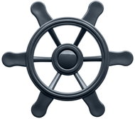 SwigKing Kormidlo Pirate Antracit - Playset Accessory