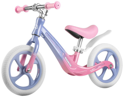 Ricokids 760502 Scooter FUNNU, blue and pink - Balance Bike - Main image