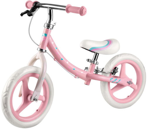 Ricokids 760801 Scooter Fun Adventure, pink - Balance Bike - Main image