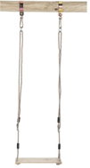 SwingKing Unpainted Wooden Hanging Swing Medium - Swing