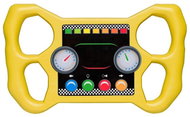 SwingKing Racing steering wheel, yellow - Toy Steering Wheel