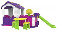 Ramiz ZOG. CHD-356 Children's house with hallway and slide 5in1, purple - Children's Playhouse