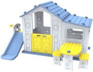 Ramiz ZOG. CHD-508B Children's playhouse with hallway 4in1, blue roof - Children's Playhouse