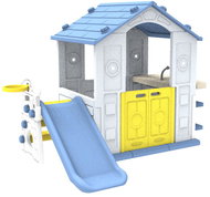 Ramiz ZOG. CHD-511 Children's house with slide and sink, blue roof - Children's Playhouse