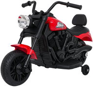 Ramiz PA. XMX-659. CR Children's electric motorcycle 30 W, 6V4.5Ah, LED light, side wheels, red - Kids' Electric Motorbike