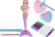 LEAN Toys 13450 Creative DIY Mermaid Treasures and Excavations Kit, purple - Experiment Kit