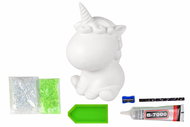 Csináld magad készlet gyerekeknek LEAN Toys 15628 Sada na výrobu diamantového jednorožce DIY, zelený - Vyrábění pro děti