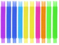 Kruzzel 26693 Sensory stretching tubes 15 - 51,5 × 2 cm 10 pcs - Building Set