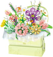 LEAN Toys 26710 Flower composition kit in box with LED backlight, 750 pieces - Building Set