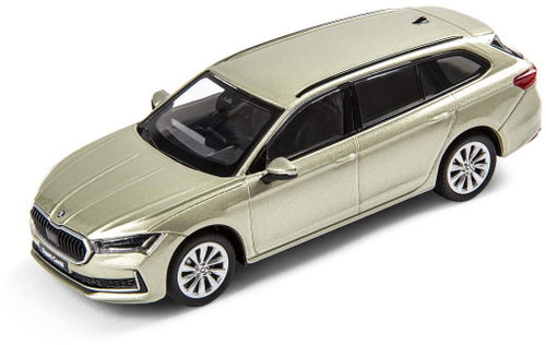 Skoda Superb Combi model 1:43 yellow Ice Tea - Metal Model - Main image