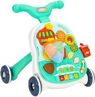 HUANGER HE0814 Interactive walker and educational table with sounds 2in1, green - Baby Walker