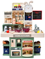 LEAN Toys 23366 Dream Kitchen - steam, lights, sounds, 33 pieces - Play Kitchen