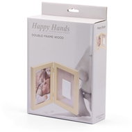 Happy Hands Double frame Wood - Sada na otisky