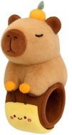 LEAN Toys 27545 Plush self-retracting wristband - bee with capybara - Soft Toy