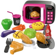LEAN Toys 28142 Dětská mikrovlnná trouba My Little Home, růžová - Dětské spotřebiče